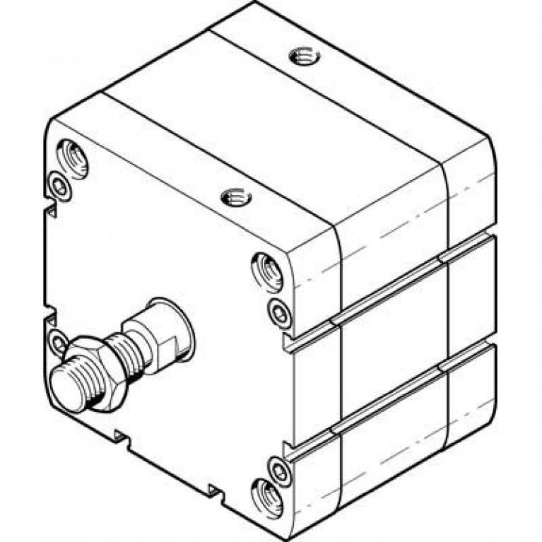 ADN-100-50-A-P-A Компактный цилиндр Festo ISO 21287