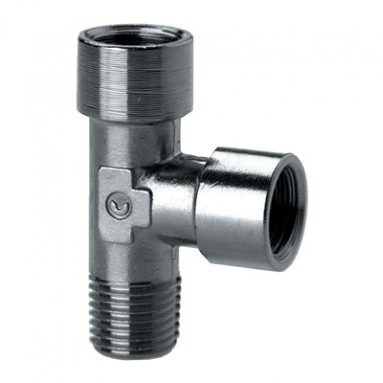 6430 06-06 Тройник Camozzi — ответвление, наружная резьба NPT 3/8 дюйма x PTC 3/8 дюйма x PTC 3/8 дюйма