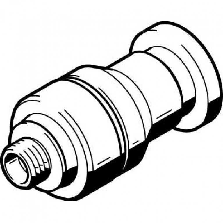 CRQS-M5-4-I Festo, прямой разъем, разъем M5 (M) x 4 мм PTC