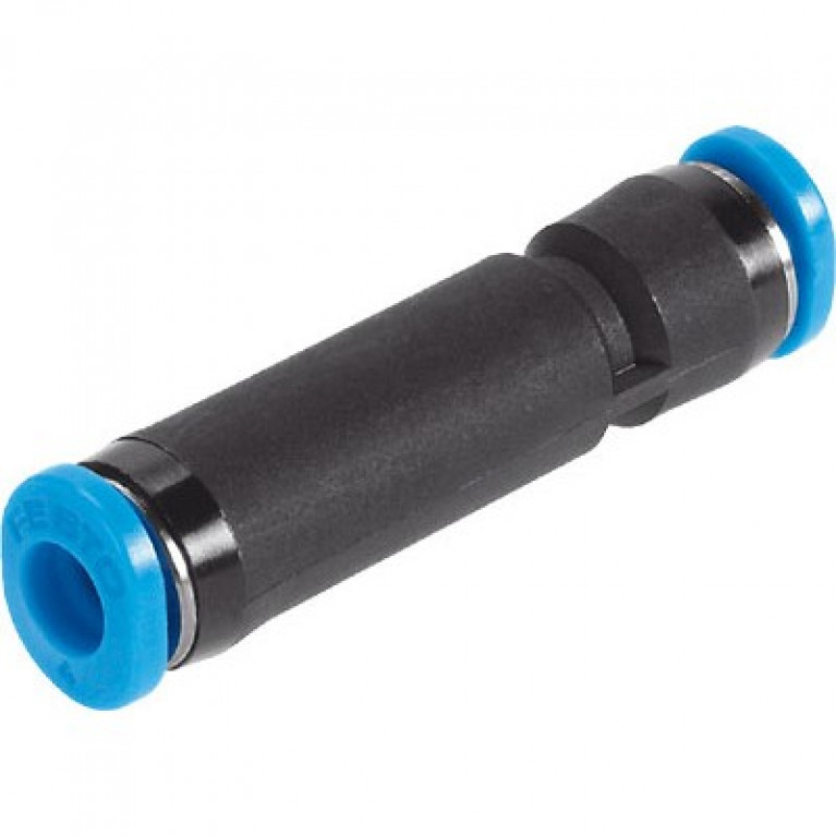 QSMK-1/8T-U Festo Straight Union, 1/8 дюйма PTC x 1/8 дюйма PTC