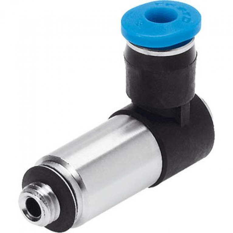 QSMLLV-M7-4-I Колено Festo — длинное, M7 (M) с наружной резьбой x 4 мм PTC