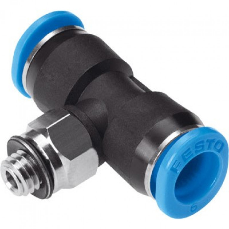 QSMT-M5-4-100 Тройник Festo — ответвление, M5 (M) наружная резьба x 4 мм PTC x 4 мм PTC