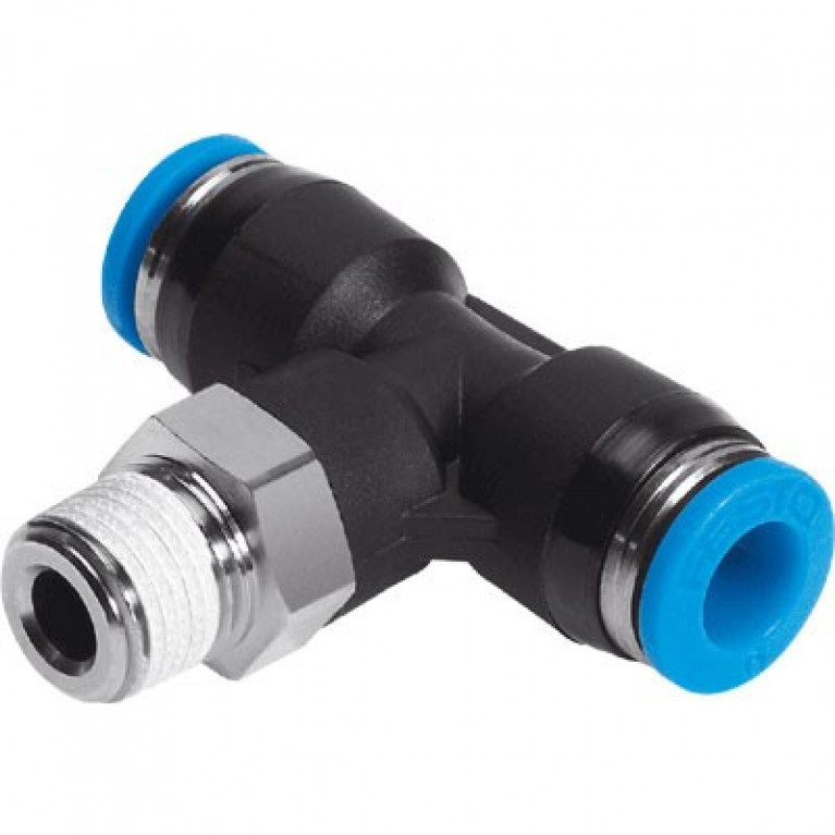QST-1/2-12 Тройник Festo — ответвление, наружная резьба BSPT 1/2 дюйма (правая) x 12 мм PTC x 12 мм PTC