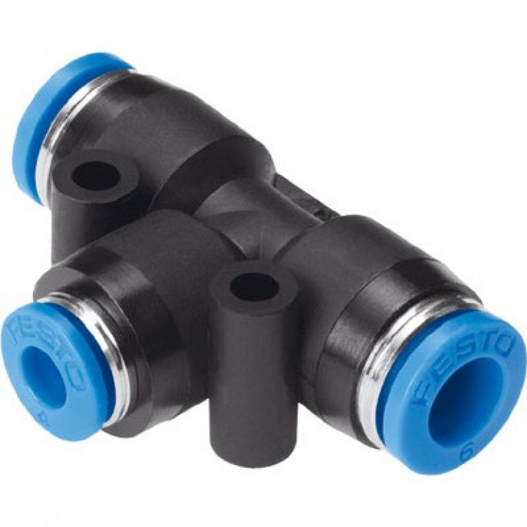 QST-8-4 Тройник Festo — неравный, PTC 8 мм x 4 мм PTC x 8 мм PTC