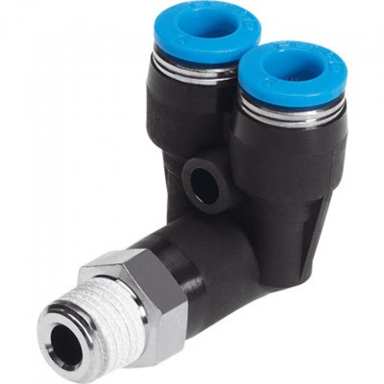 QSYL-1/2-1/2-U Festo Y — поворотный — наружная резьба, наружная резьба 1/2 дюйма NPT x 1/2 дюйма PTC x 1/2 дюйма PTC