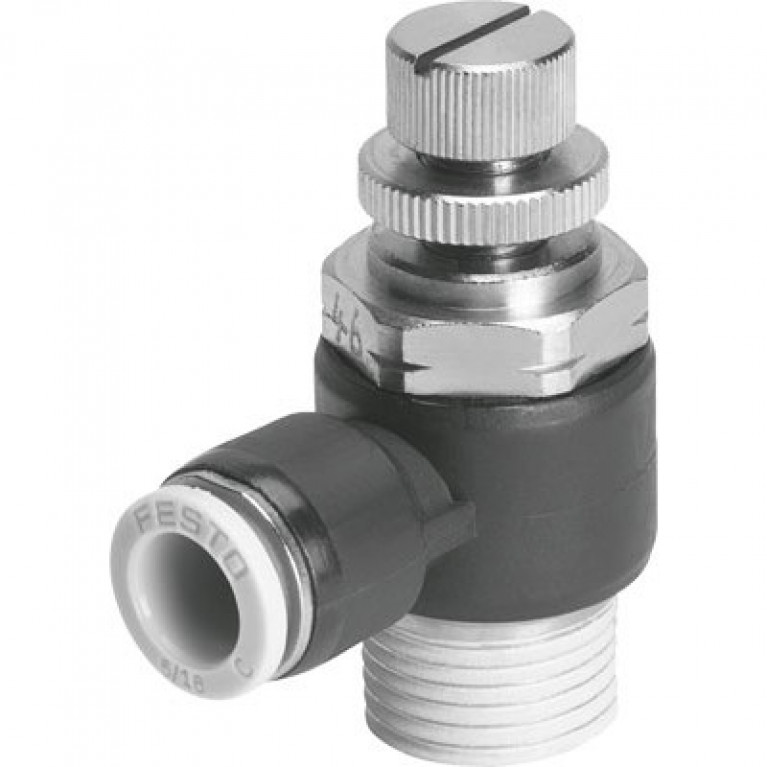 GRLA-10-32-UNF-QB-5/32-U Festo Flow Ctrl 10/32 UNF-2A X 5/32 OD