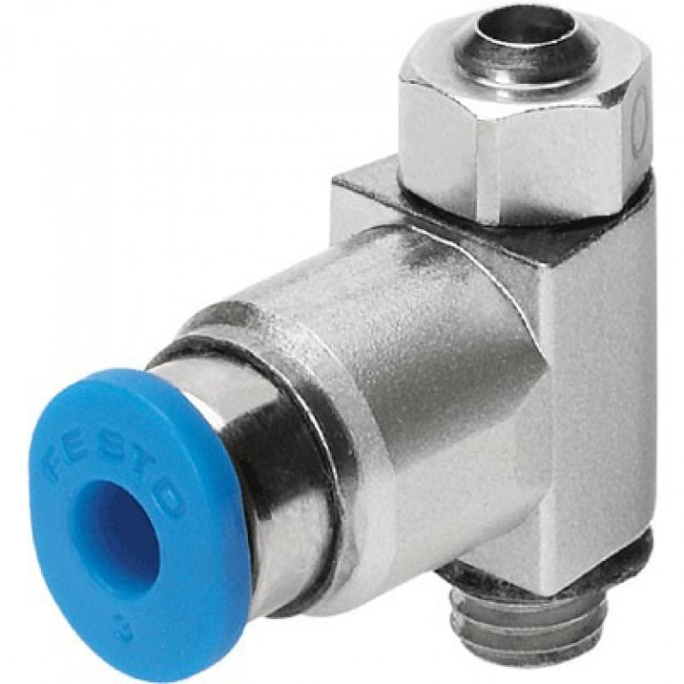 GRLO-M5-QS-4-LF-C Игольчатый клапан Festo Ø 4 мм x M5