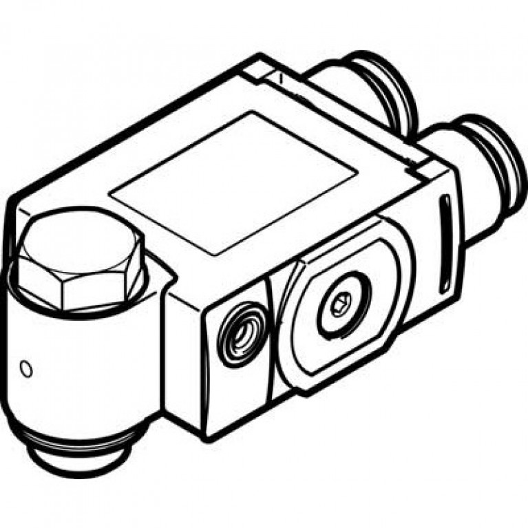 VFOF-LE-BAH-G14-Q8 Festo Air Pilot Flow Ctrl G1/4 X 8 мм наружный диаметр
