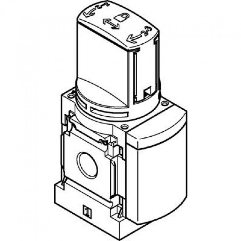 MS4-EM1-1/8 Двухпозиционный клапан Festo G1/8 BSPP