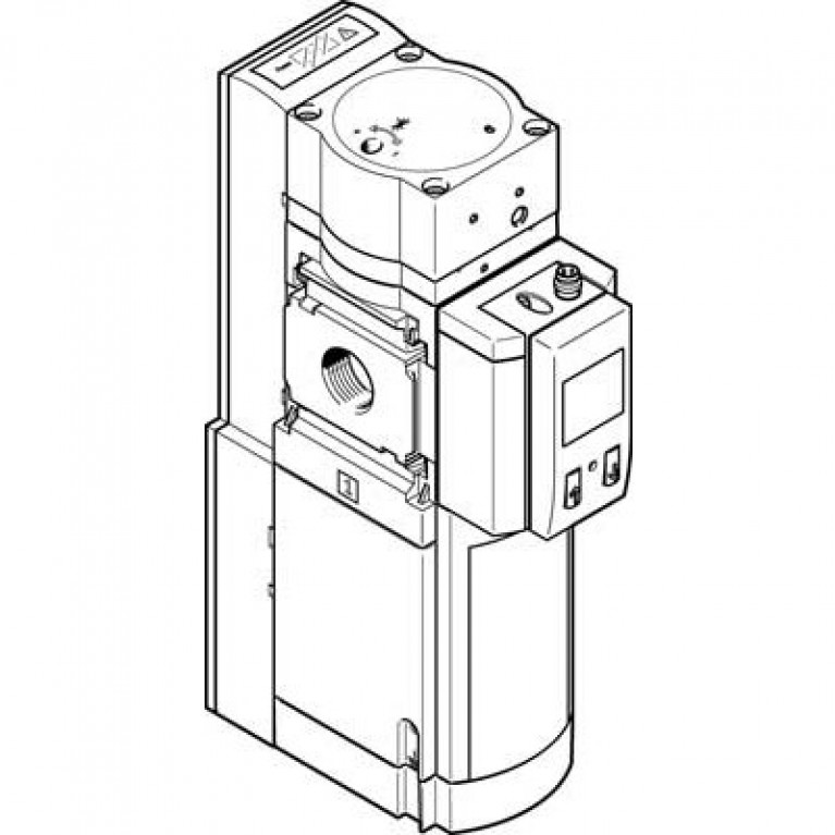 MS6-SV-1/2-E-10V24-AD1 Плавный пуск/предохранительный выпускной клапан Festo G1/2 BSPP