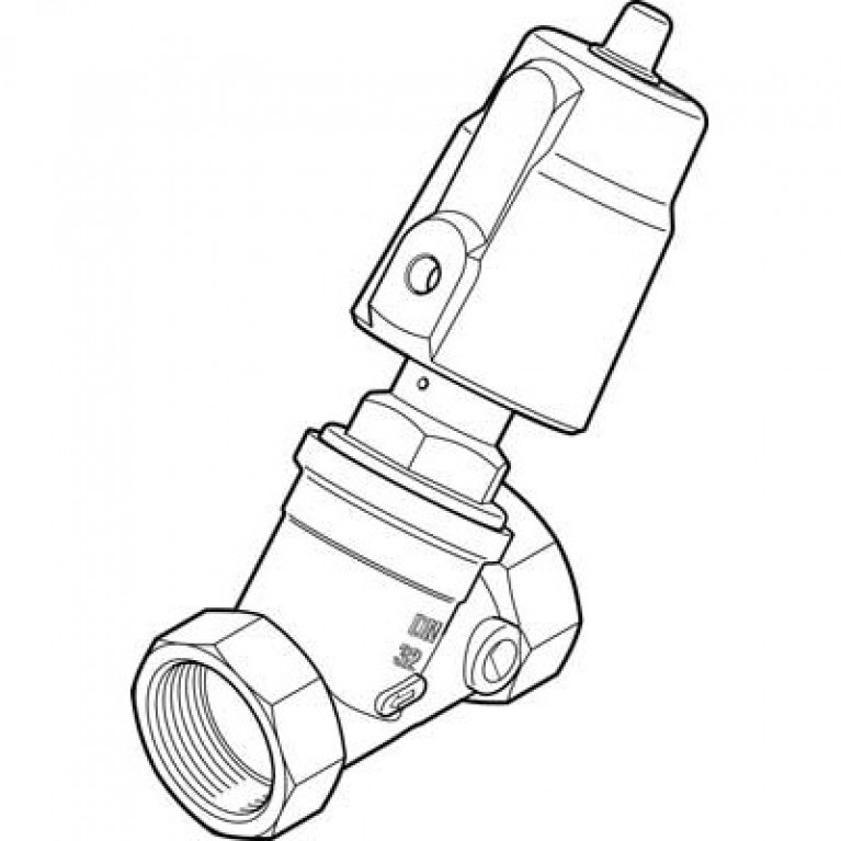 VZXF-L-M22C-M-A-G114-290-H3B1-50-10 Угловой седельный клапан Festo из красной латуни 1-1/4BSPP (G)