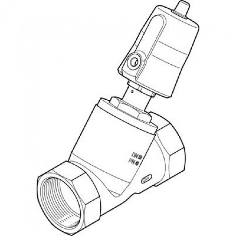 VZXF-L-M22C-M-A-G2-450-M1-V4V4T-50-4 Угловой седельный клапан Festo из нержавеющей стали 2BSPP (G)