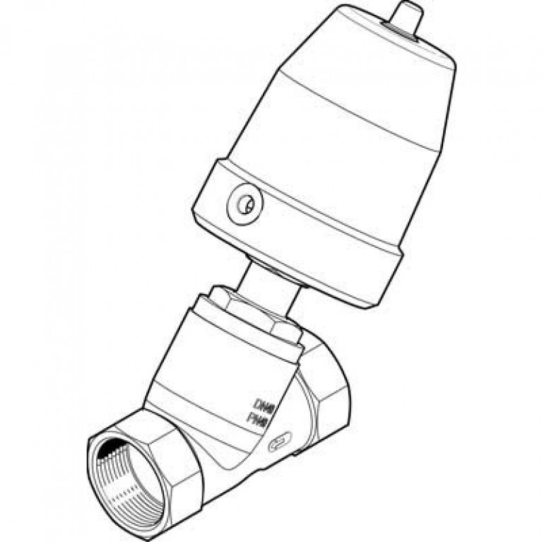VZXF-L-M22C-M-A-N2-450-M1-V4V4T-80-12 Угловой седельный клапан Festo из нержавеющей стали 2NPT