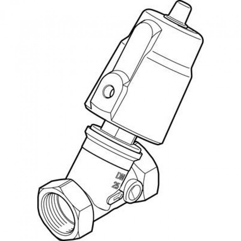 VZXF-L-M22C-M-B-G1-230-H3B1-50-10 Угловой седельный клапан Festo из красной латуни 1/2BSPP (G)