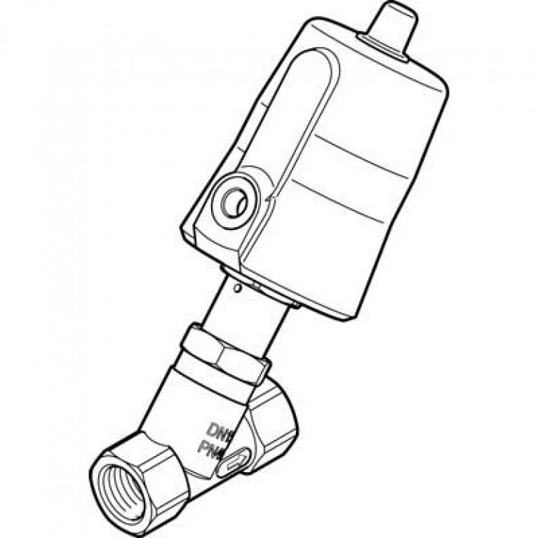 VZXF-L-M22C-M-B-G12-130-M1-V4V4T-50-40 Угловой седельный клапан Festo из нержавеющей стали 1/2BSPP (G)