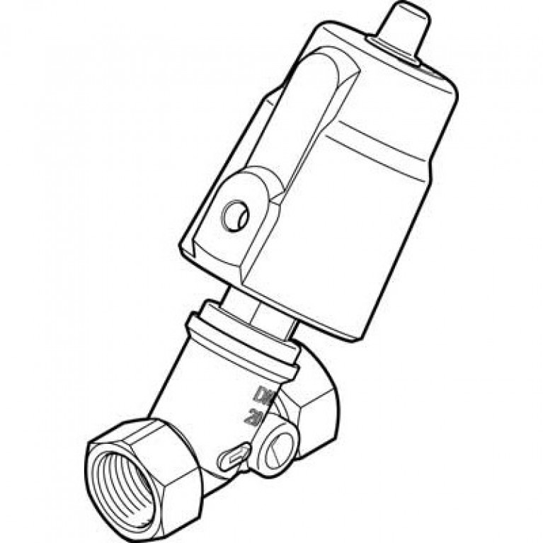 VZXF-L-M22C-M-B-G34-160-H3B1-50-16 Угловой седельный клапан Festo из красной латуни 3/4BSPP (G)