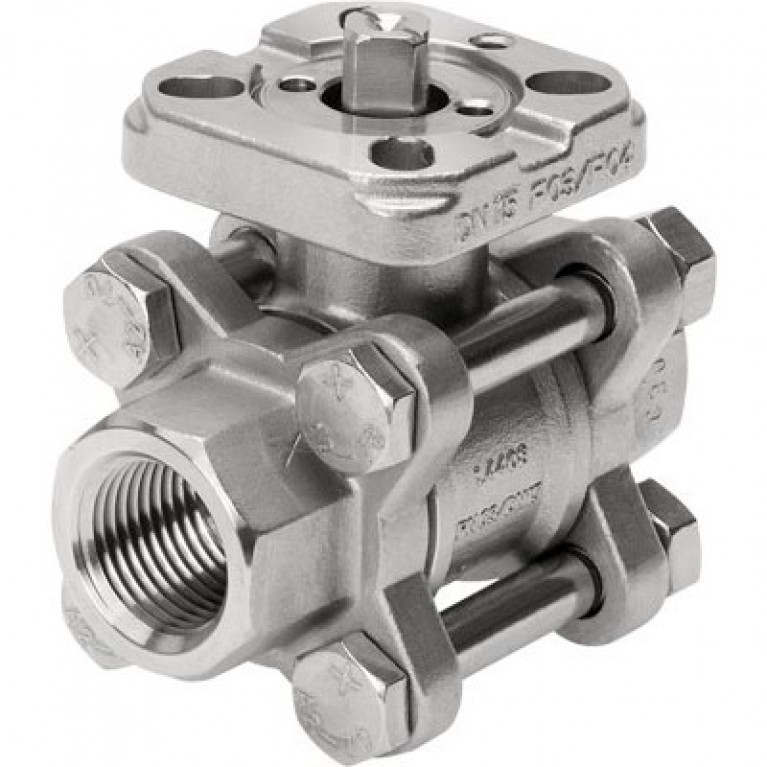 VZBA-1-GG-63-T-22-F0405-V4V4T Шаровой кран Festo
