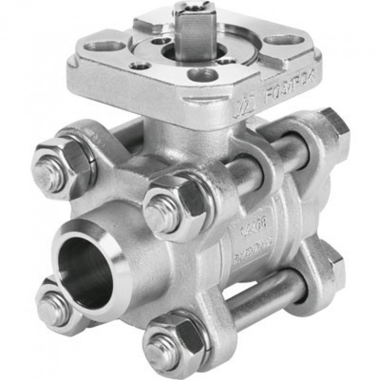 VZBA-1 1/4-WW-63-T-22-F0405-V4V4T Шаровой кран Festo