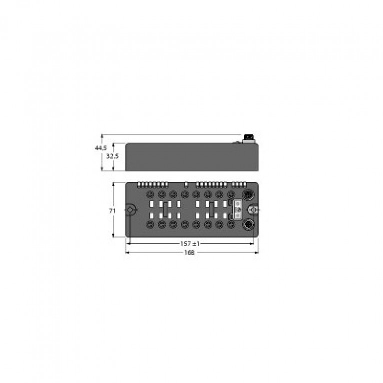 BLCDN-16M8L-8XSG-P-8XSG-P Сетевые станции Turck