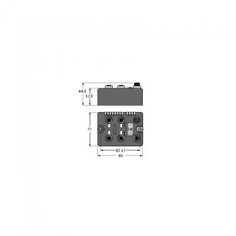 BLCDN-4M12S-8DI-PD Сетевые станции Turck