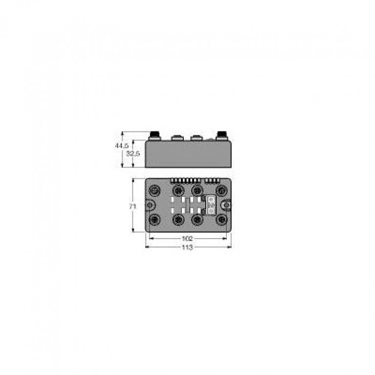 BLCDN-4M12WMT-4AI4AO-VI Сетевые станции Turck