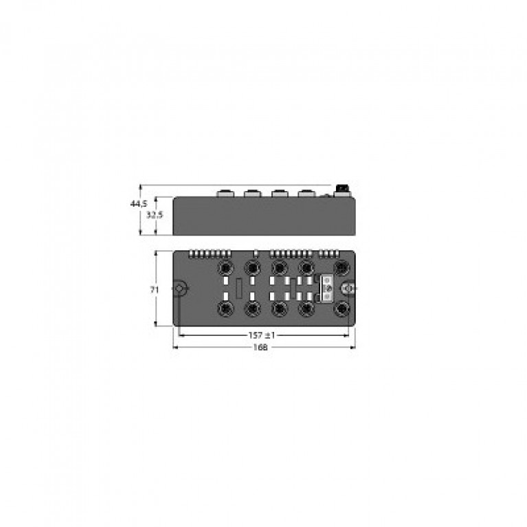 BLCDN-8M12L-8DI-P-8DI-P Сетевые станции Turck