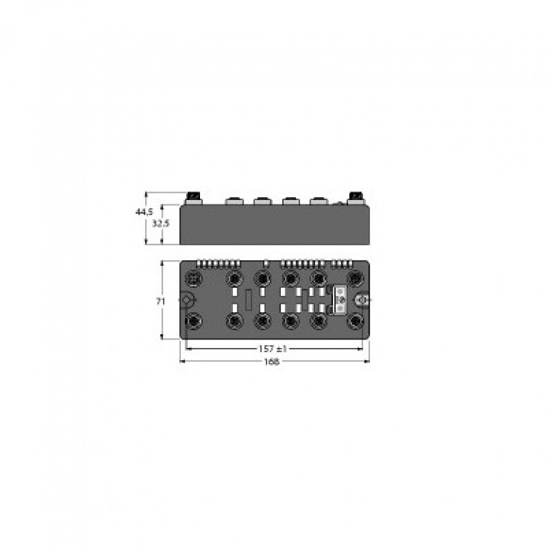 BLCDN-8M12LT-2AI2AO-VI-8XSG-P Сетевые станции Turck