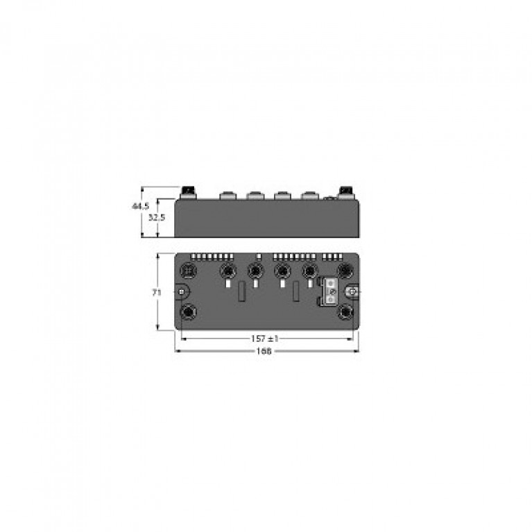BLCEN-4M12LT-2AI-PT-2AI-PT Компактное Ethernet-устройство Turck BL