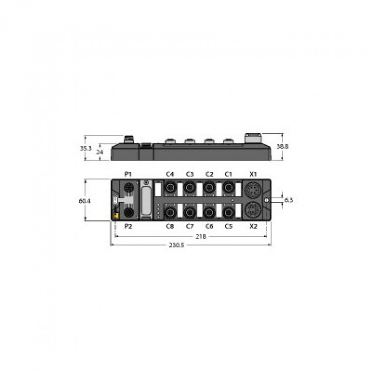 TBDP-L2-8DIP-8DOP Сетевые станции Turck