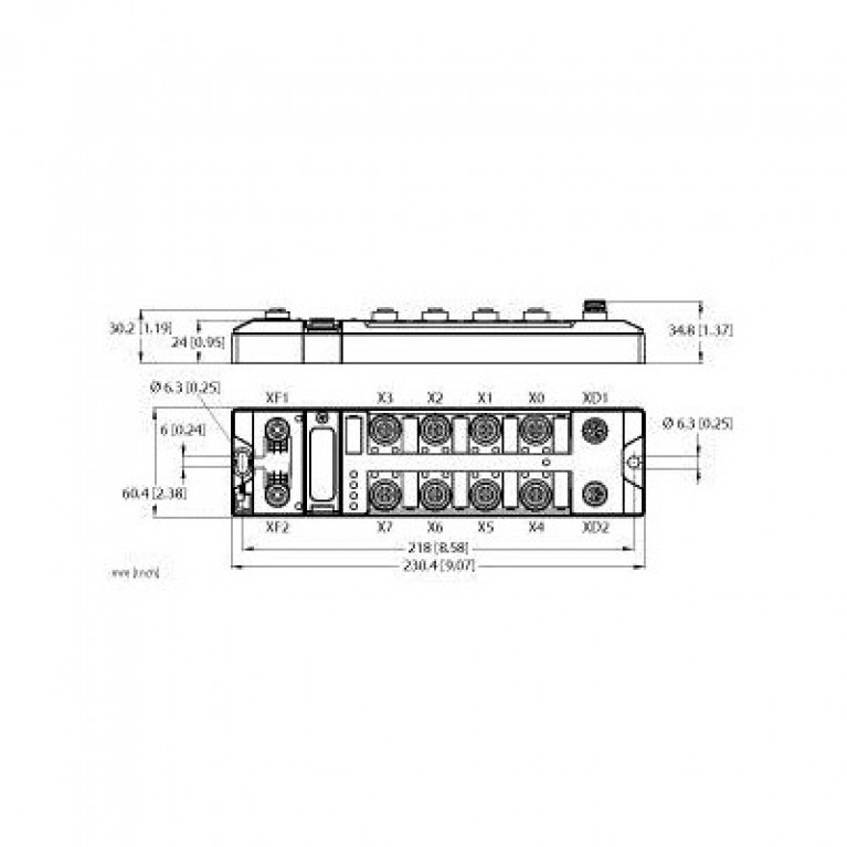TBEN-LL-16DIP Многопротокольный модуль ввода-вывода Turck — Ethernet