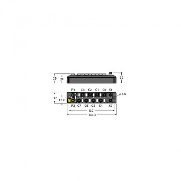 TBEN-S1-8DIP-D Многопротокольный модуль ввода-вывода Turck