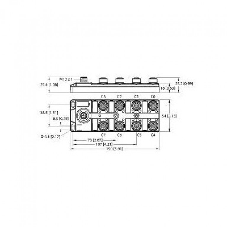 TBIL-M1-16DXP-B 16-канальный концентратор ввода-вывода Turck