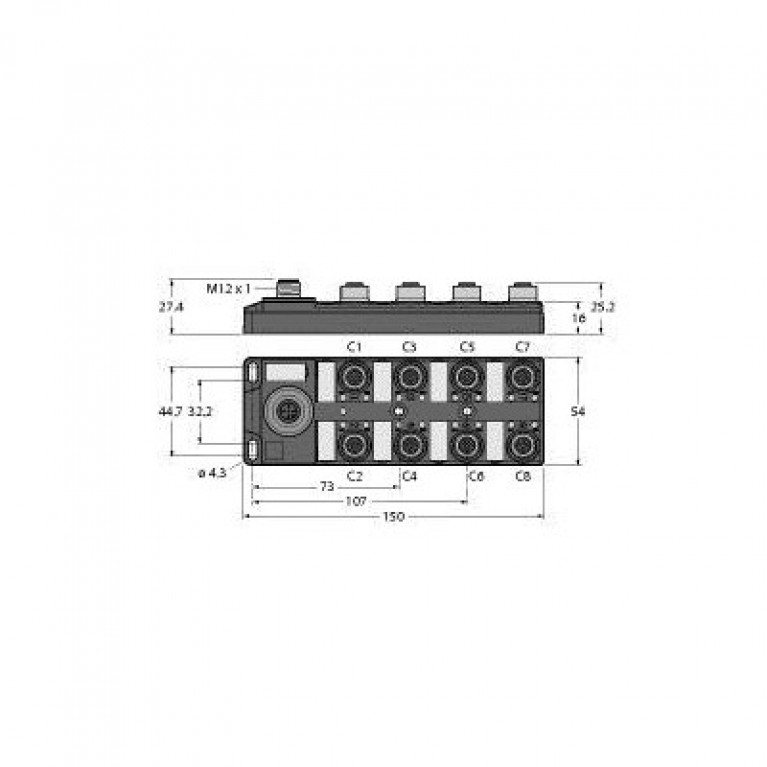 TBIL-M1-8DOP Сетевые станции Turck