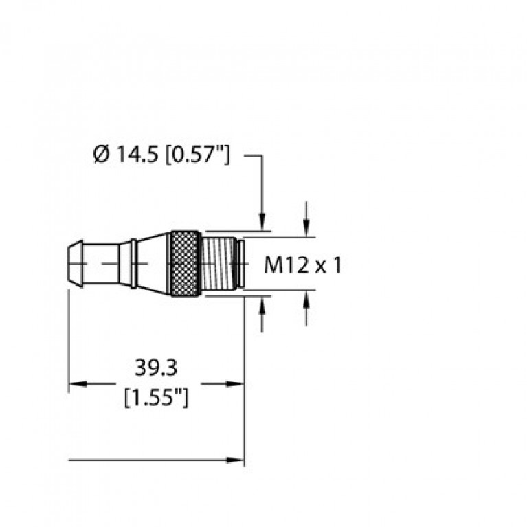 RK 4.5T-3-RS 4.5T Turck 5-контактный кабель M12 3M