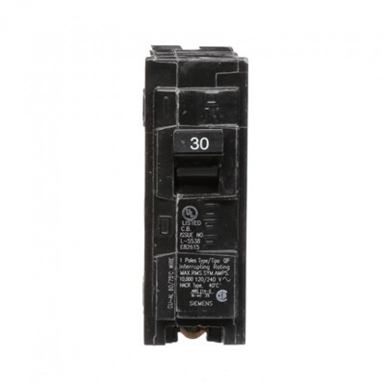 Siemens Q130 - ВЫКЛЮЧАТЕЛЬ Siemens 30A 1P 120V 10K QP