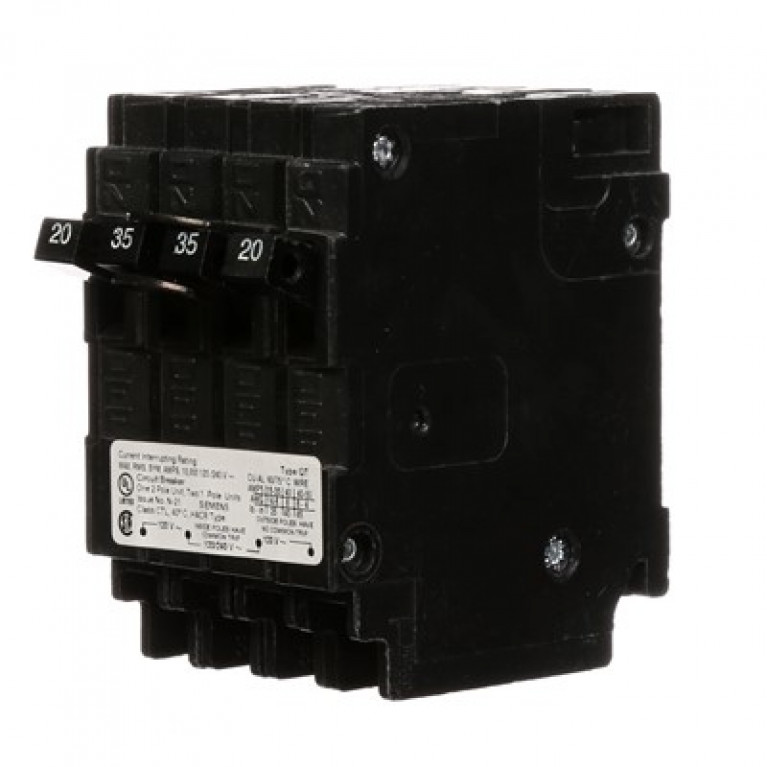 Siemens Q22035CT - Siemens BRKR (2)20А 1П/(1)35А 2П 10К QT