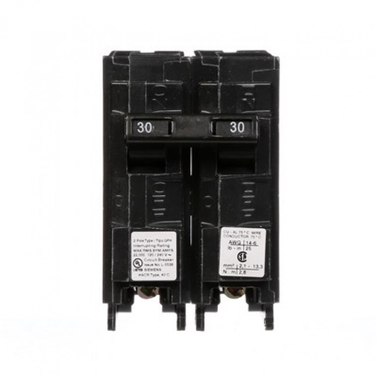 Siemens Q230H - ВЫКЛЮЧАТЕЛЬ Siemens 30A 2P 120/240V 22K QPH