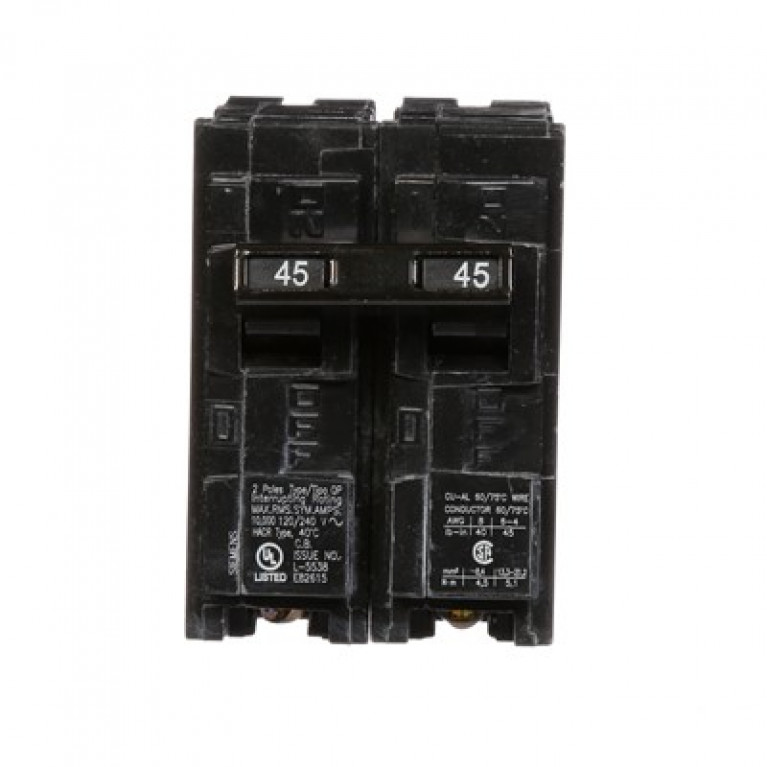 Siemens Q245 - ВЫКЛЮЧАТЕЛЬ Siemens 45A 2P 120/240V 10K QP