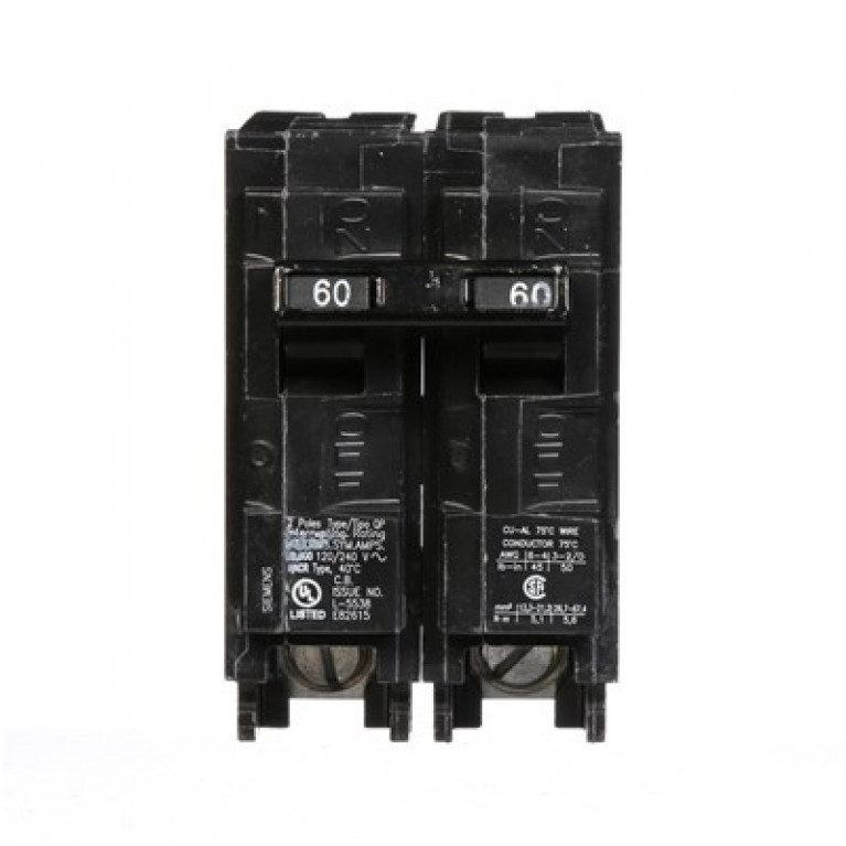 Siemens Q260 - ВЫКЛЮЧАТЕЛЬ Siemens 60A 2P 120/240V 10KA QP