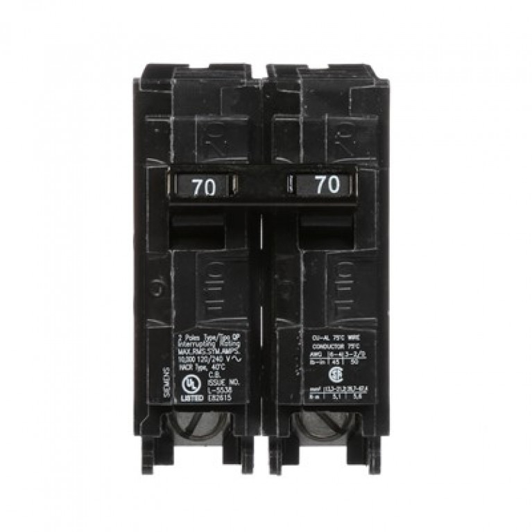 Siemens Q270 - ВЫКЛЮЧАТЕЛЬ Siemens 70A 2P 120/240V 10KA QP