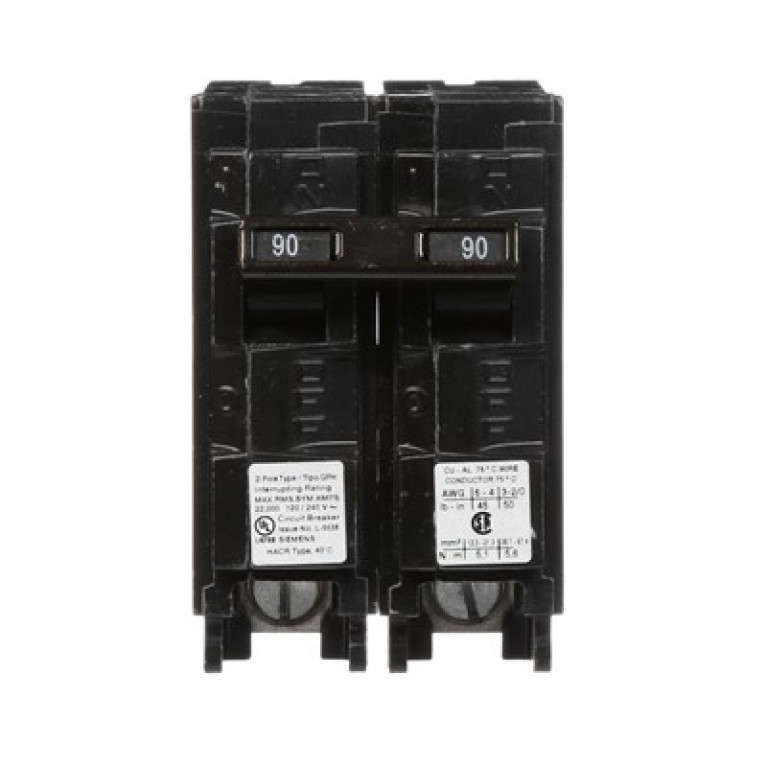 Siemens Q290H - ВЫКЛЮЧАТЕЛЬ Siemens 90A 2P 120/240V 22KA QPH