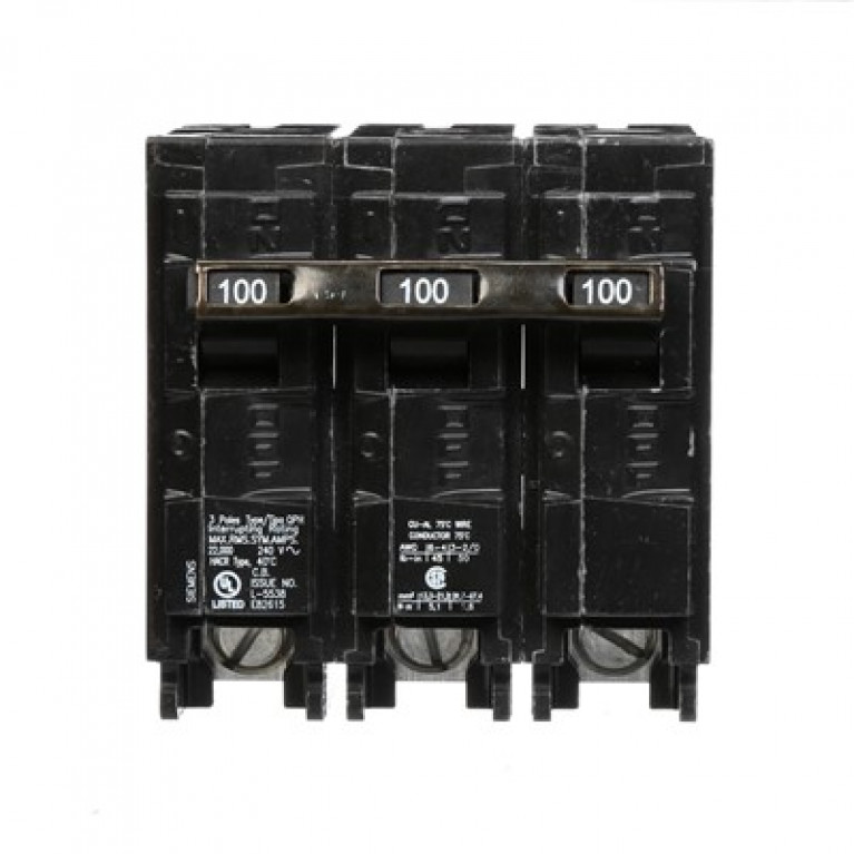 Siemens Q3100H - ВЫКЛЮЧАТЕЛЬ Siemens 100A 3P 240V 22KA QPH