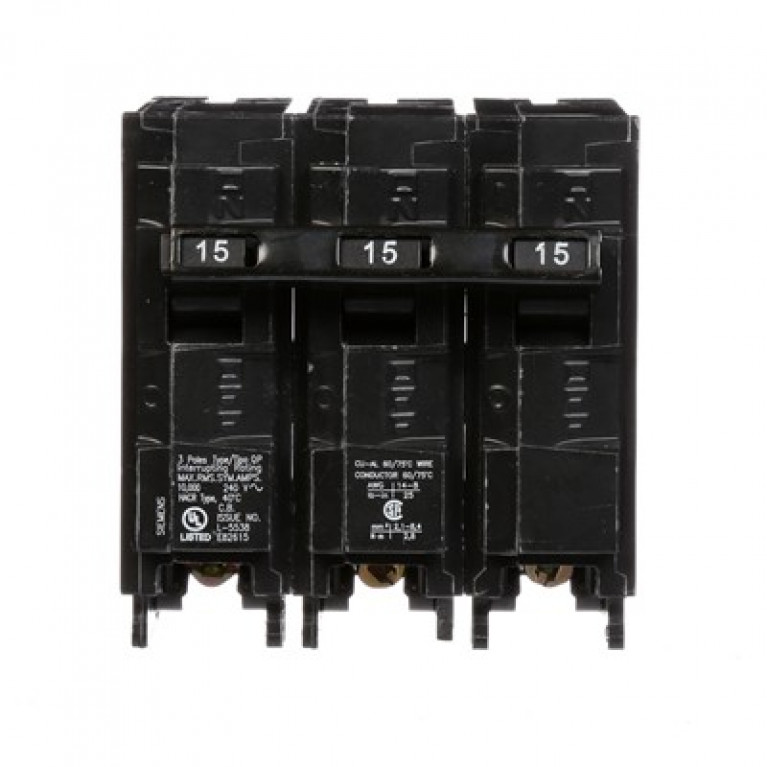 Siemens Q315 - ВЫКЛЮЧАТЕЛЬ Siemens 15A 3P 240V 10K QP