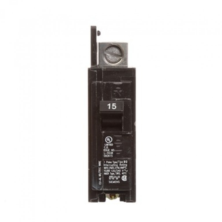 Siemens BQ1B015L - Siemens BRKR BQ 1P 120V 15A 10K LUG