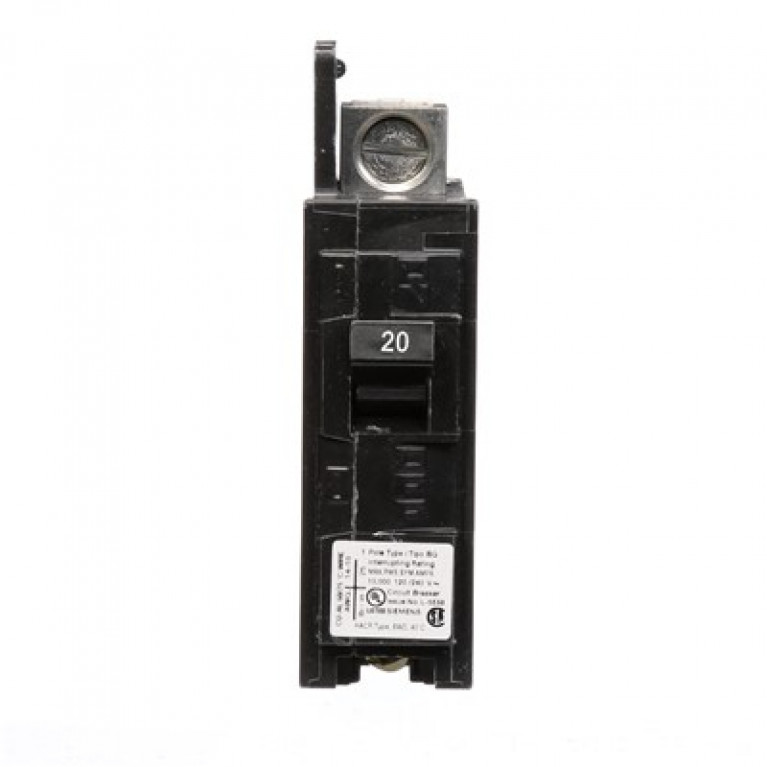 Siemens BQ1B020L - Siemens BRKR BQ 1P 120V 20A 10K LUG