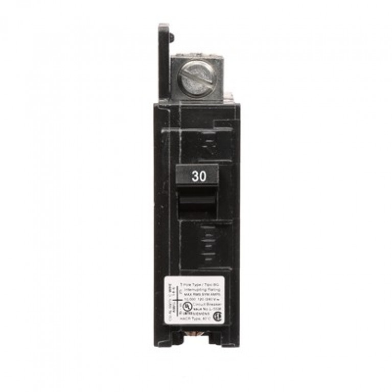 Siemens BQ1B030L - Siemens BRKR BQ 1P 120V 30A 10K LUG