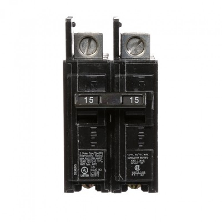 Siemens BQ2B015L - Siemens BRKR BQ 2P 120/240 В 15 А 10 К НАКОПИТЕЛЬ