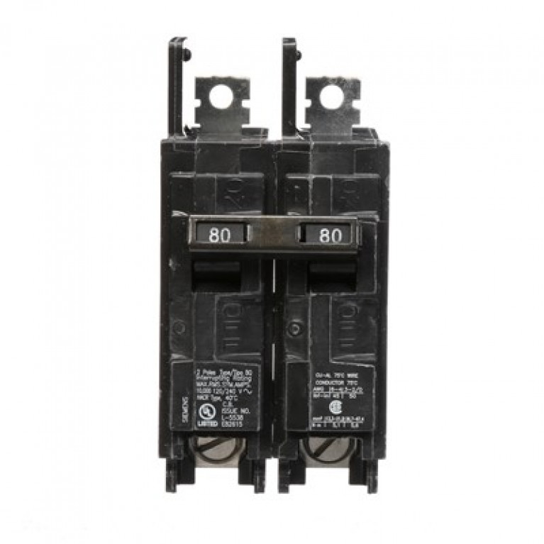 Siemens BQ2B080 - Siemens BRKR BQ 2P 120/240В 80А 10К