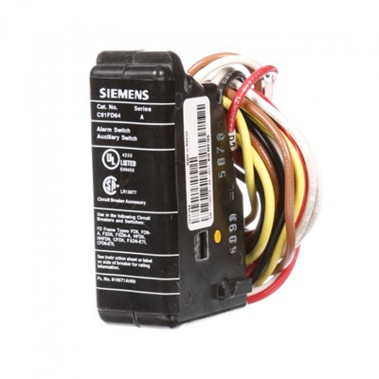 Siemens C01FD64 - Siemens BREAKER FD 480VAC BA/AUX SW ACC