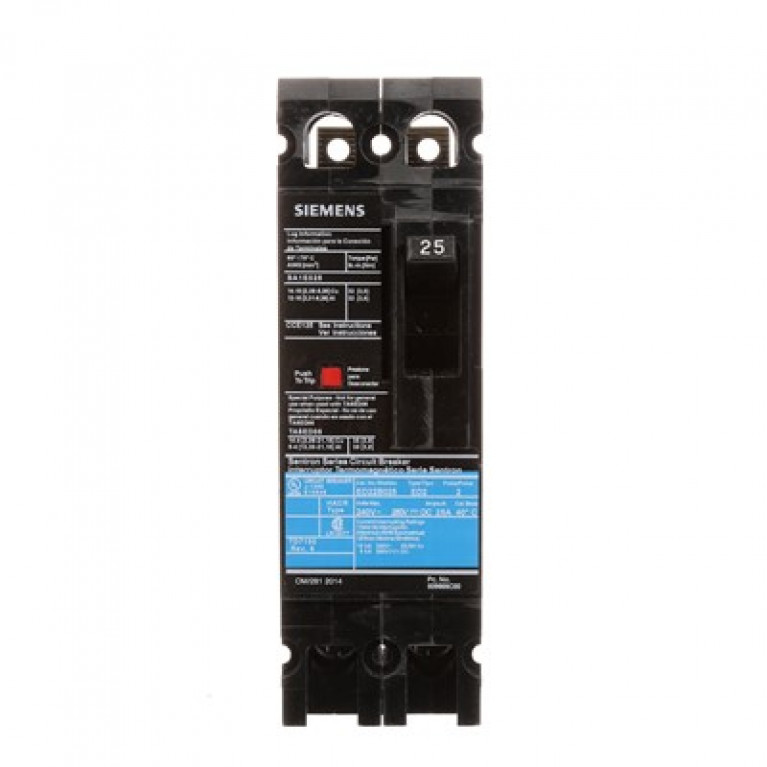 ED22B025 Автоматический выключатель Siemens ED2 2P 240В 25А